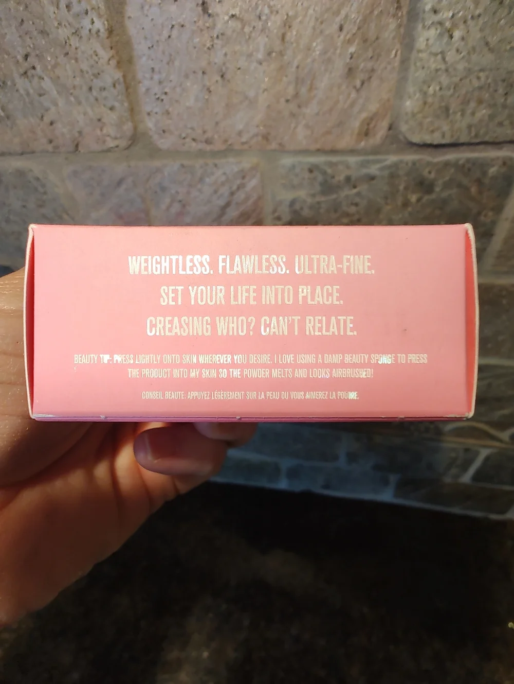 Jeffree Star Magic Star Setting Powder in Honey - Pink & Gold Box